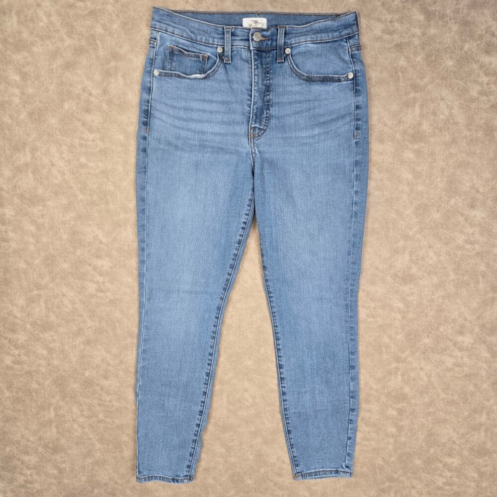 Maurices SCULPT M Jeans Size 10 High Rise Skinny Denim Blue Jeans Great Cond